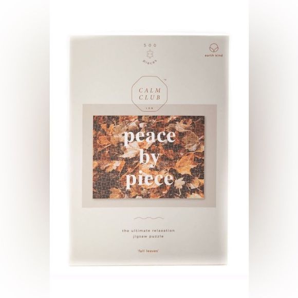 Luckies of London Calm Club “Peace by Piece” “Fall Leaves” Puzzle - Picture 1 of 4